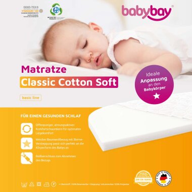 Babybay Matratze Classic Cotton Soft