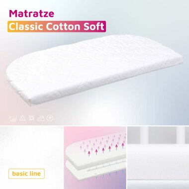 Babybay Matratze Classic Cotton Soft Modell Babybay Maxi/ Boxspring/ Comfort Plus