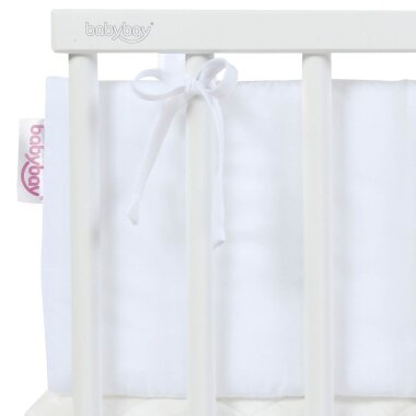 Babybay Nestchen Organic Cotton Weiß Modell Babybay Midi
