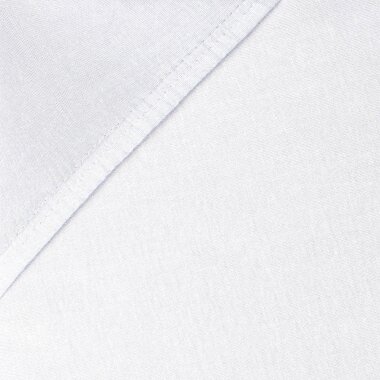 Babybay Jersey Spannbetttuch Deluxe Cotton mit Membran Weiß